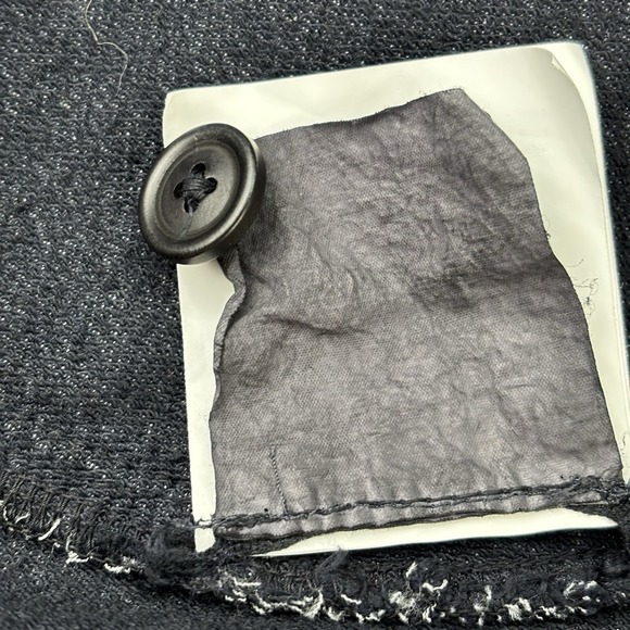 RUNDHOLZ DIP Black Asymmetrical Long Tunic Coat Dress German designer Women's M - Picture 15 of 16